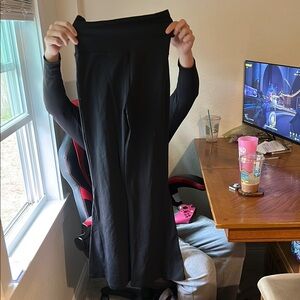 Black Flared Pants